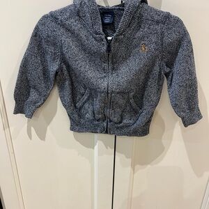 GAP Kids Charcoal Zip-Up Hoodie